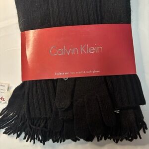 Calvin Klein Black Winter Accessory Trio
